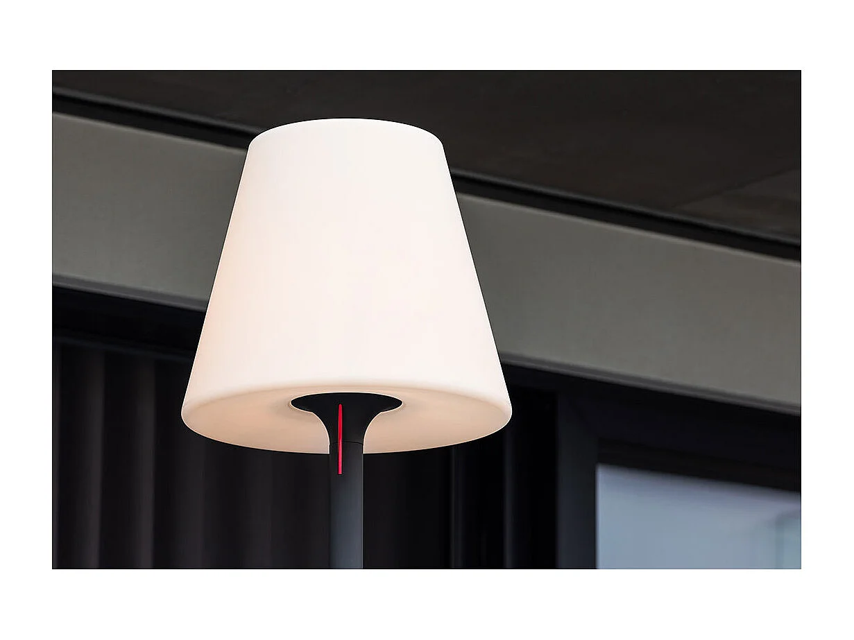 Lampadaire d'Extérieur "Moris" 187cm Blanc & Noir