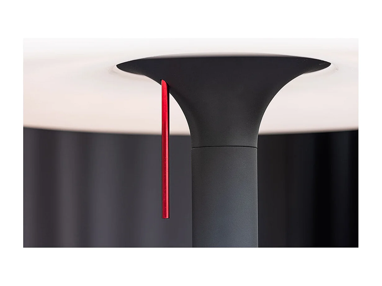 Lampadaire d'Extérieur "Moris" 187cm Blanc & Noir