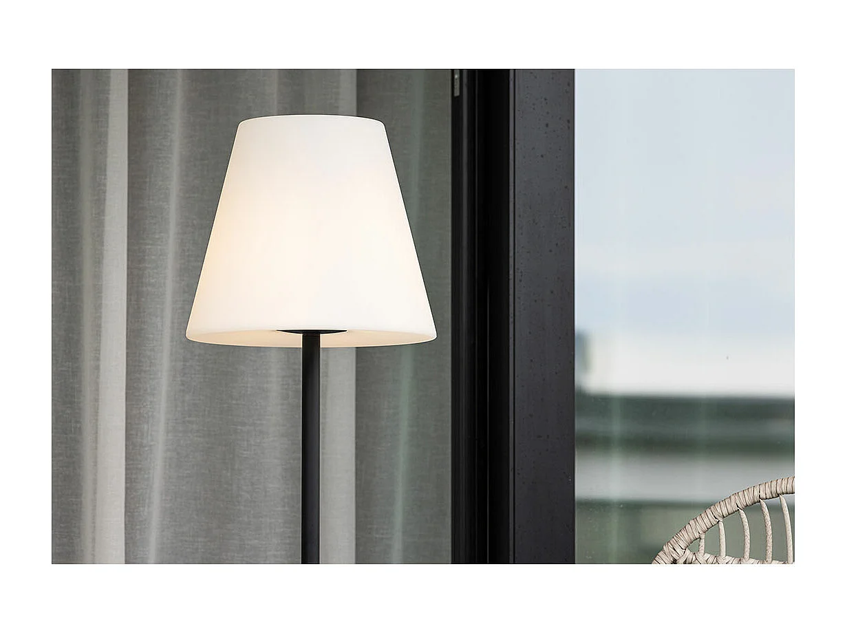 Lampadaire d'Extérieur "Moris" 150cm Noir