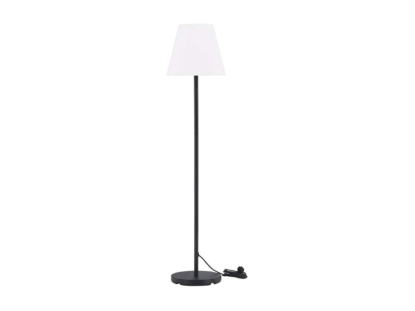 Lampadaire d'Extérieur "Moris" 150cm Noir