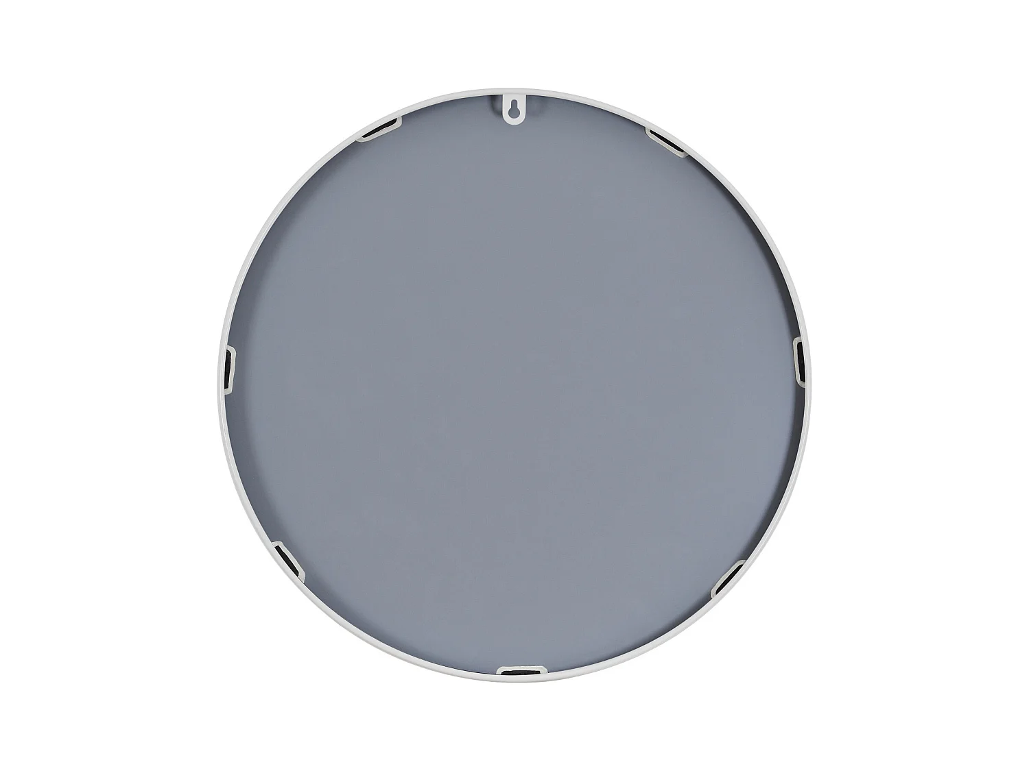 Espejo redondo de metal D60cm EMA Blanco