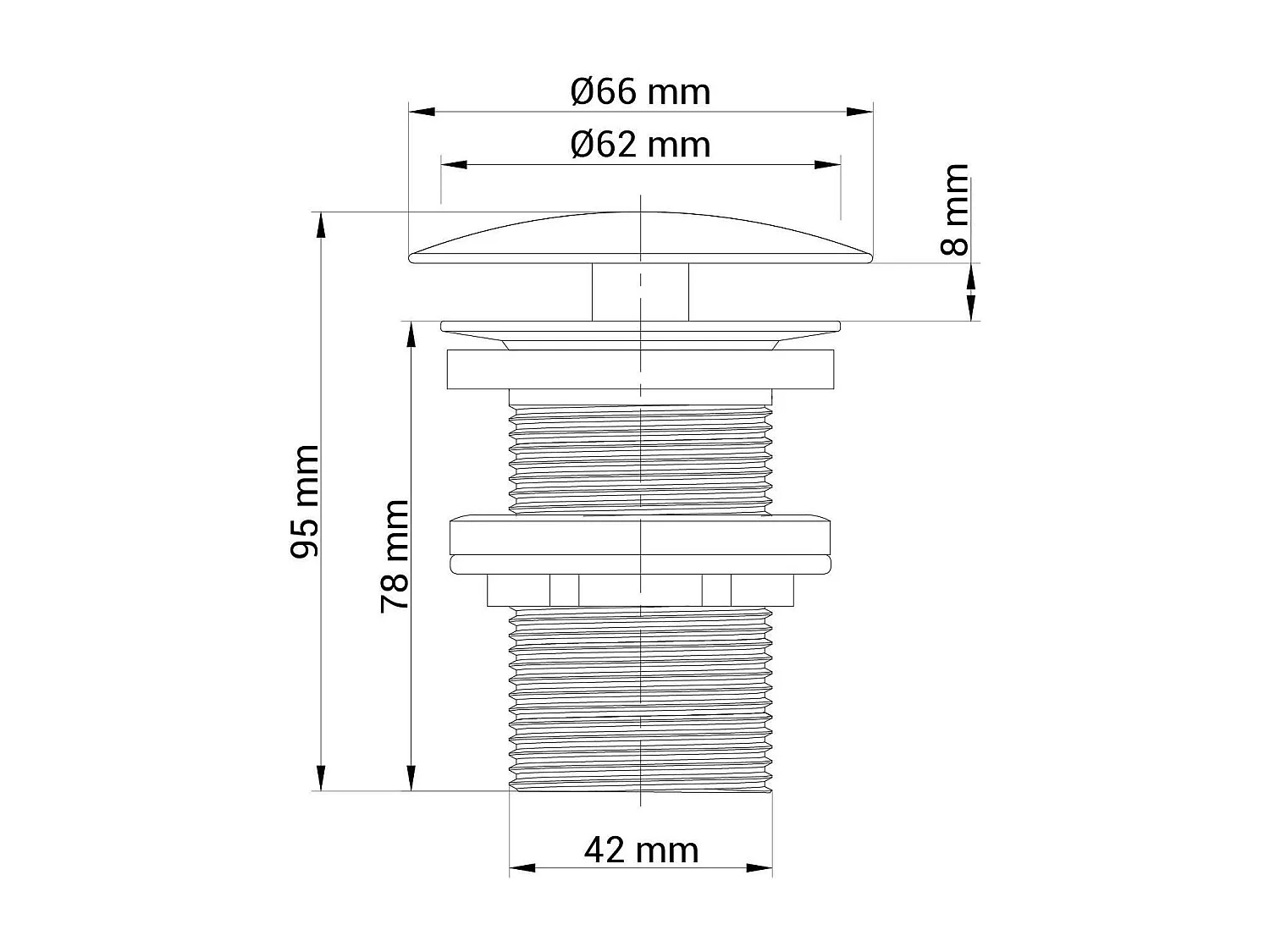 LIV vrijdoorstromende klep met klep