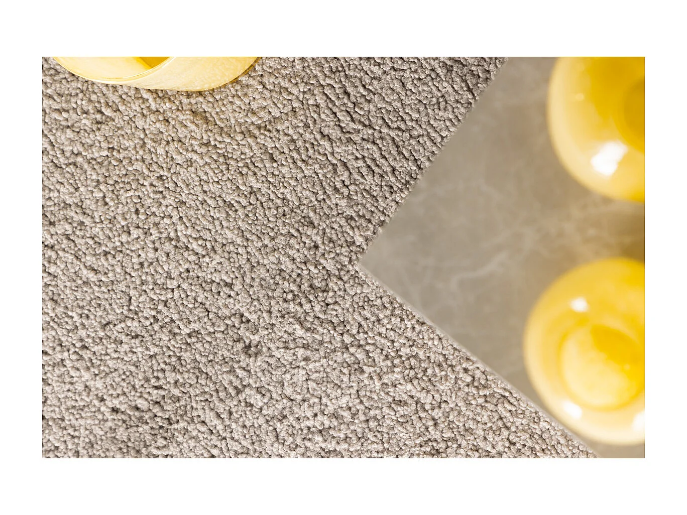 Tapis Uni "Teddy" 160x230cm Beige