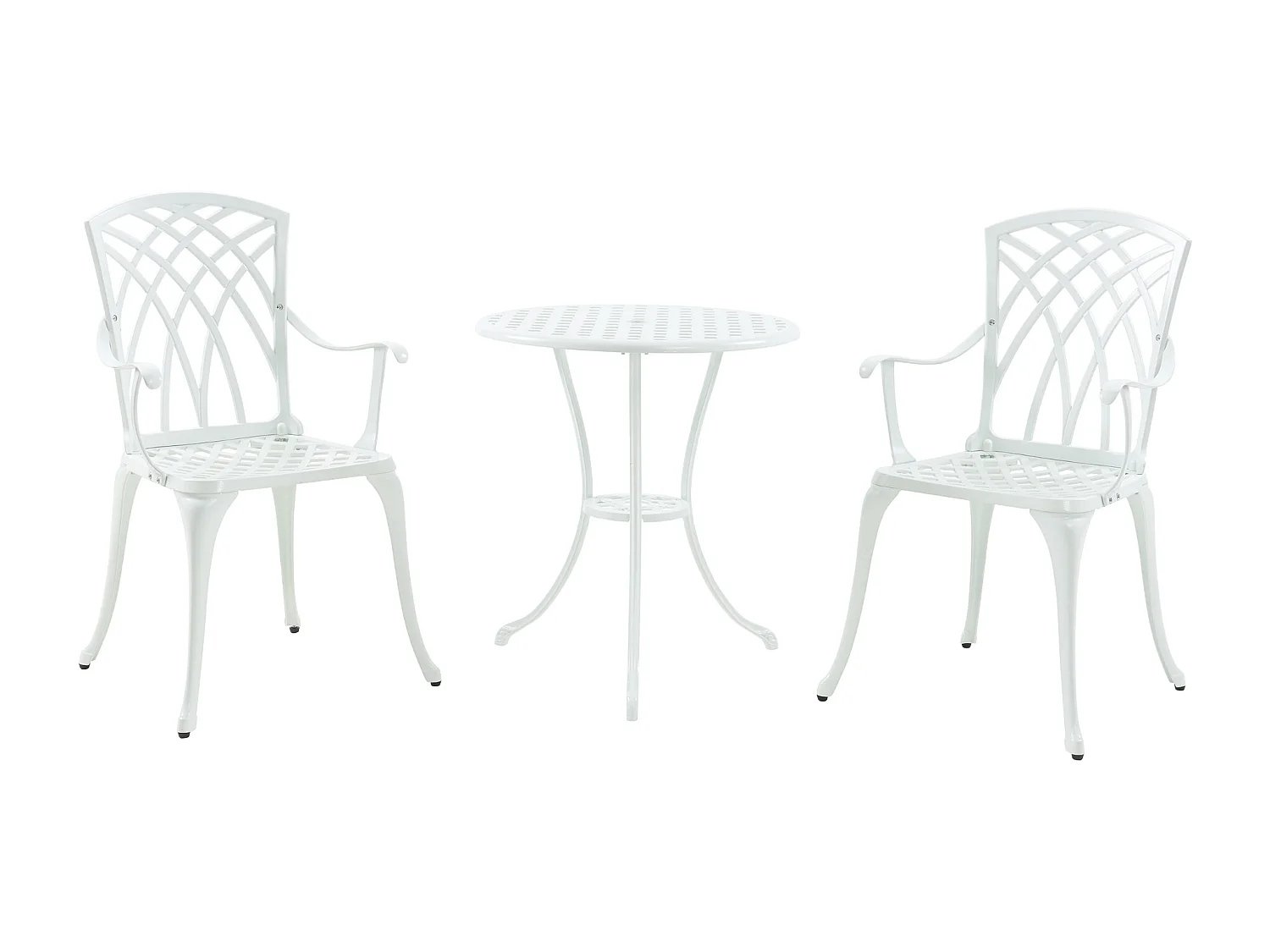 Set de bistrot de jardin Vena blanc casa.pro