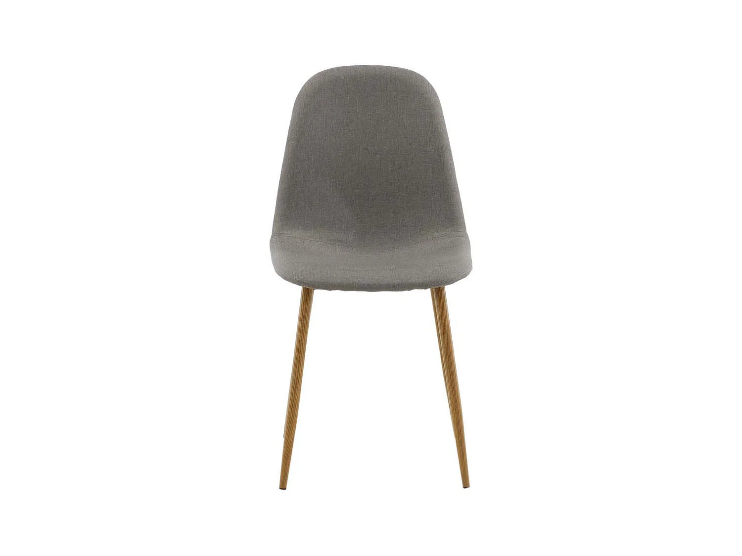 Polar chaise de salle à manger gris, chêne décor