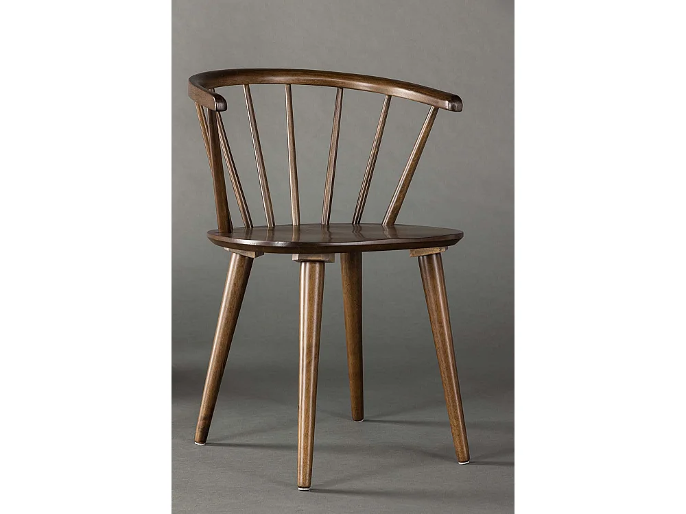 Bobby Esszimmerstuhl mit Armlehne Holz mocca.