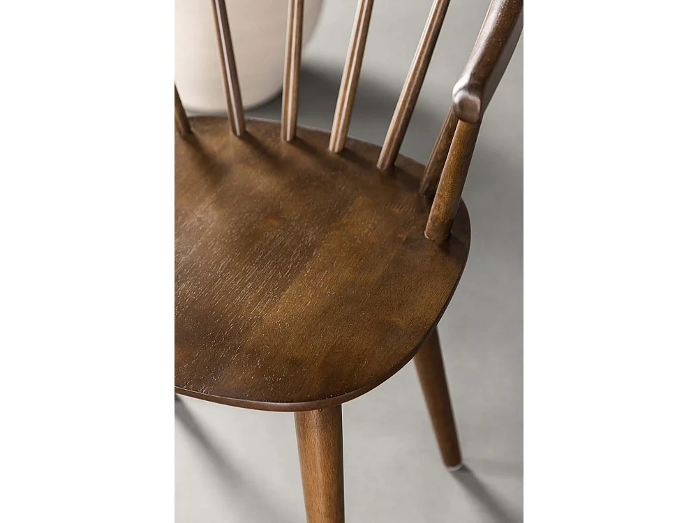 Bobby Esszimmerstuhl mit Armlehne Holz mocca.