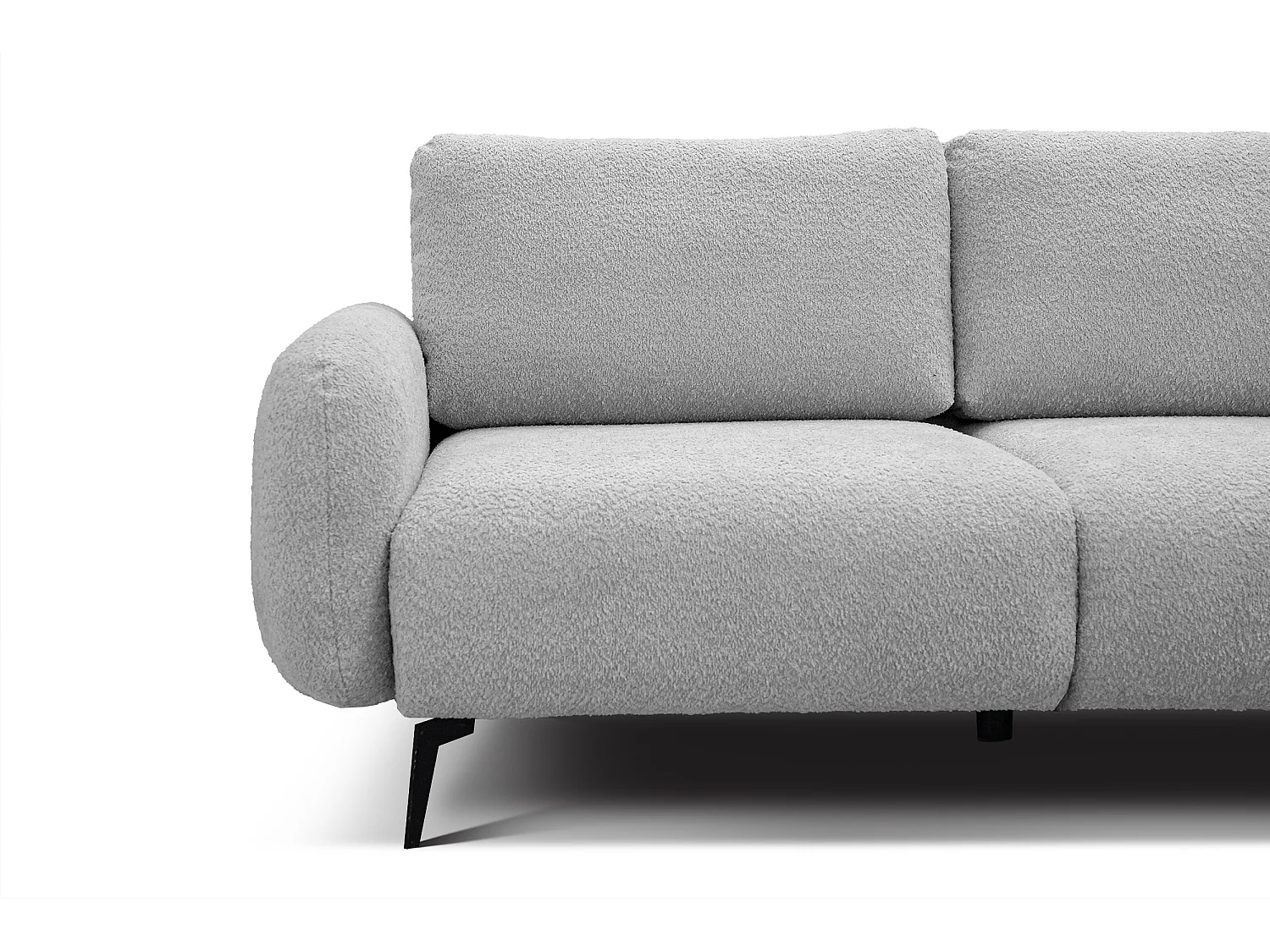 FEBE Sofa 3-Sitzer, hellgrau