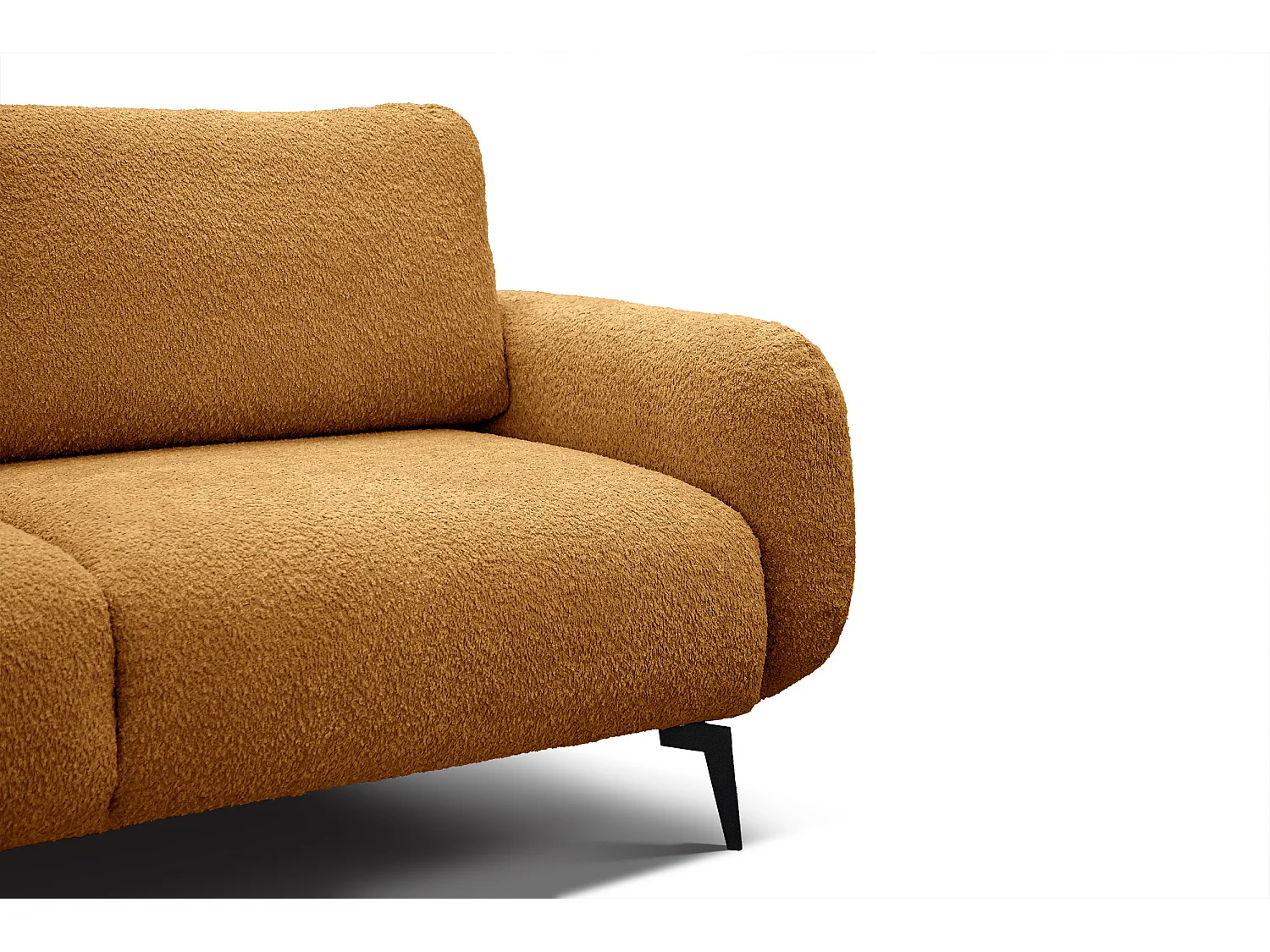 FEBE Sofa 3-Sitzer, senfgelb