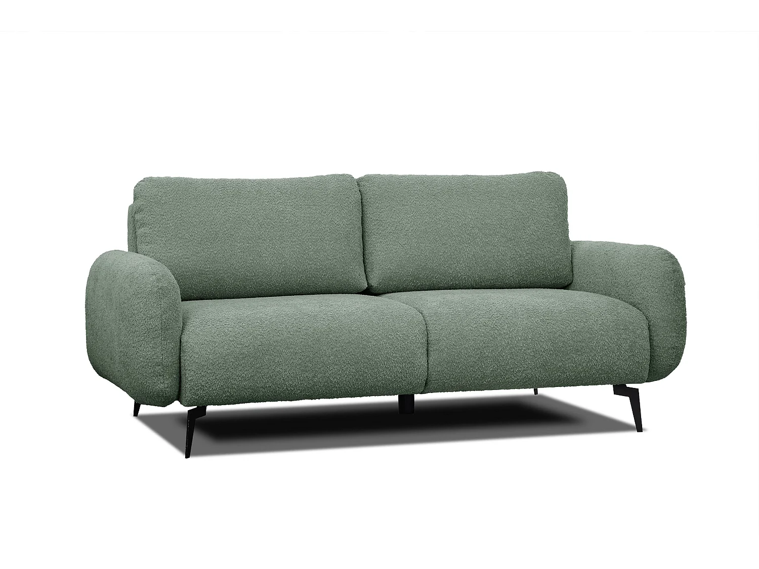 FEBE Sofa 3-Sitzer, salbeigrün