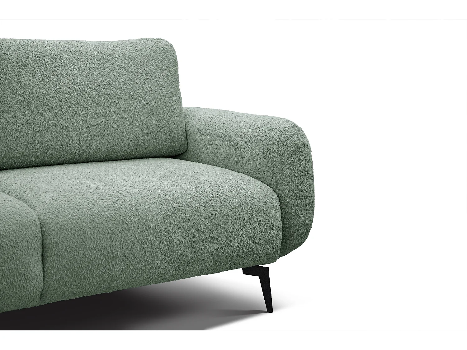 FEBE Sofa 3-Sitzer, salbeigrün