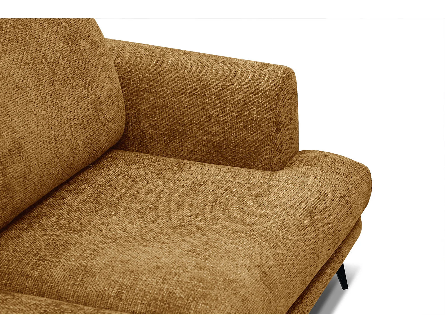 ADRIA Sofa 2,5-Sitzer, senfgelb