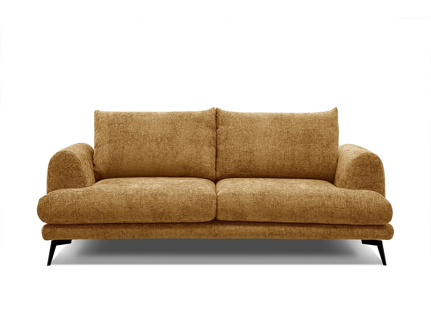 ADRIA Sofa 2,5-Sitzer, senfgelb