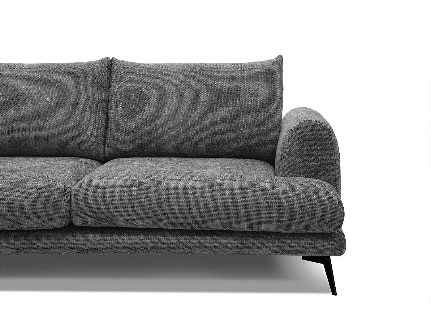 ADRIA Sofa 2,5-Sitzer, dunkelgrau