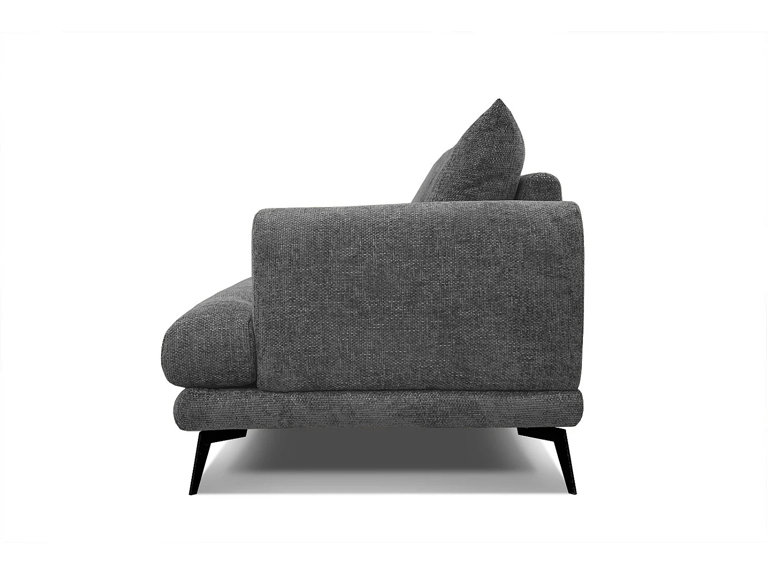 ADRIA Sofa 2,5-Sitzer, dunkelgrau