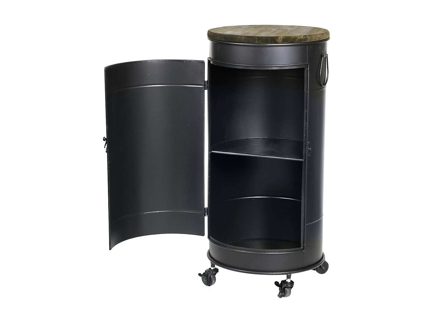 Valse bar OLD GLORY in industriële stijl - Diameter 40cm, Hoogte 85cm