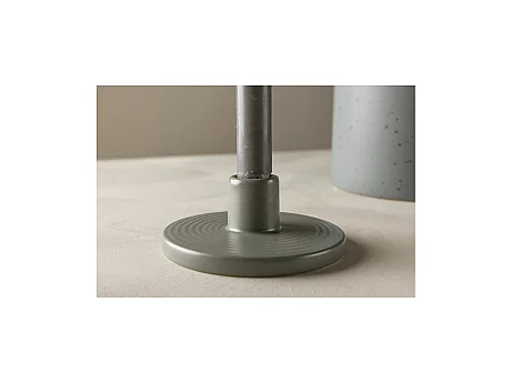 Bougeoir en Céramique "Bette" 12cm Gris