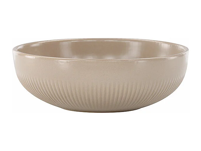 Bougeoir Design en Céramique "Posh" 18cm Beige