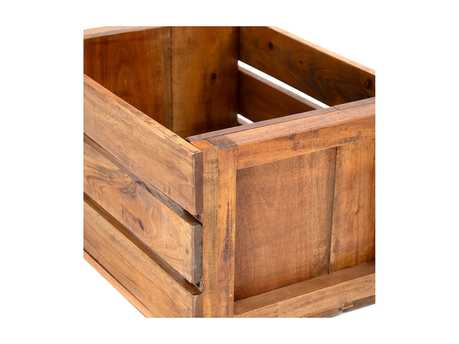 SCHALLPLATTENKISTE Lennon Massivholz, für ca 60 LPs natur