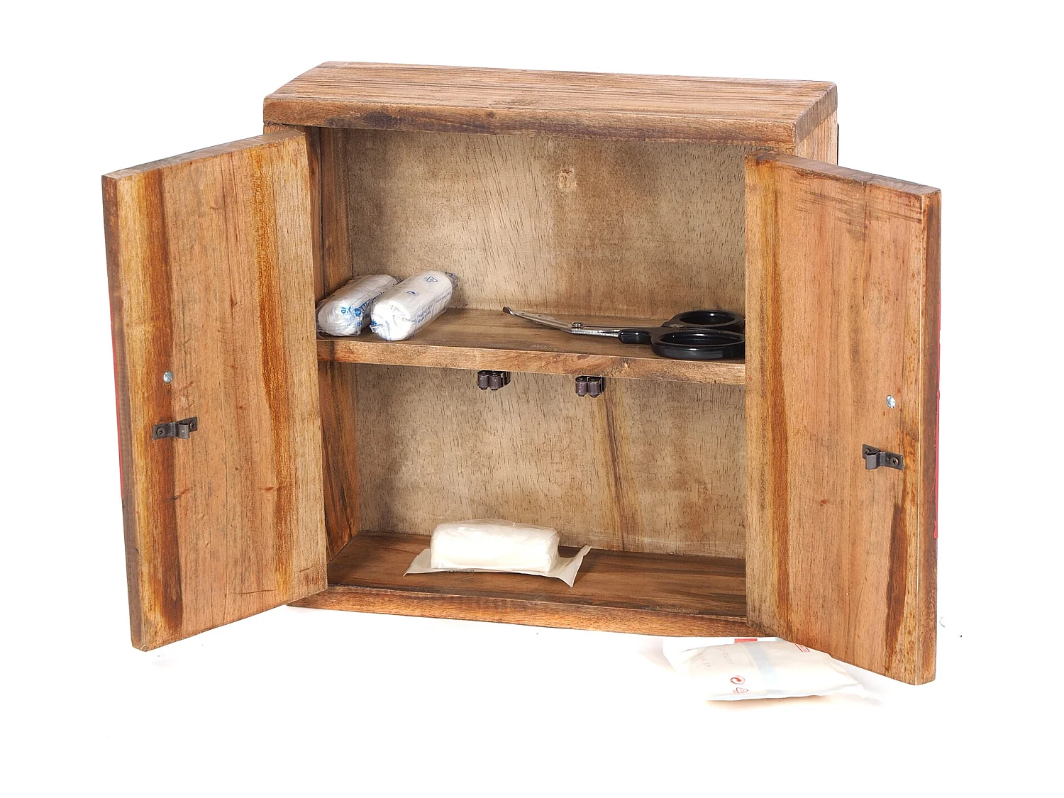 ARMOIRE À PHARMACIE Médecin 35x35x13 cm, bois de recyclage massif