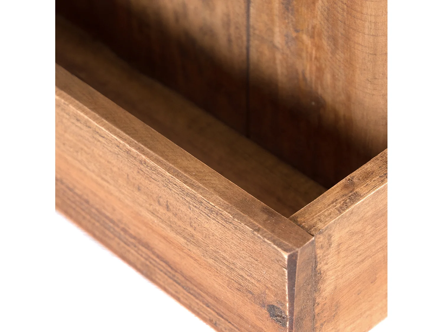 ÉTAGÈRE MURALE Daya 65 Bois massif, 3 compartiments couleurs naturelles