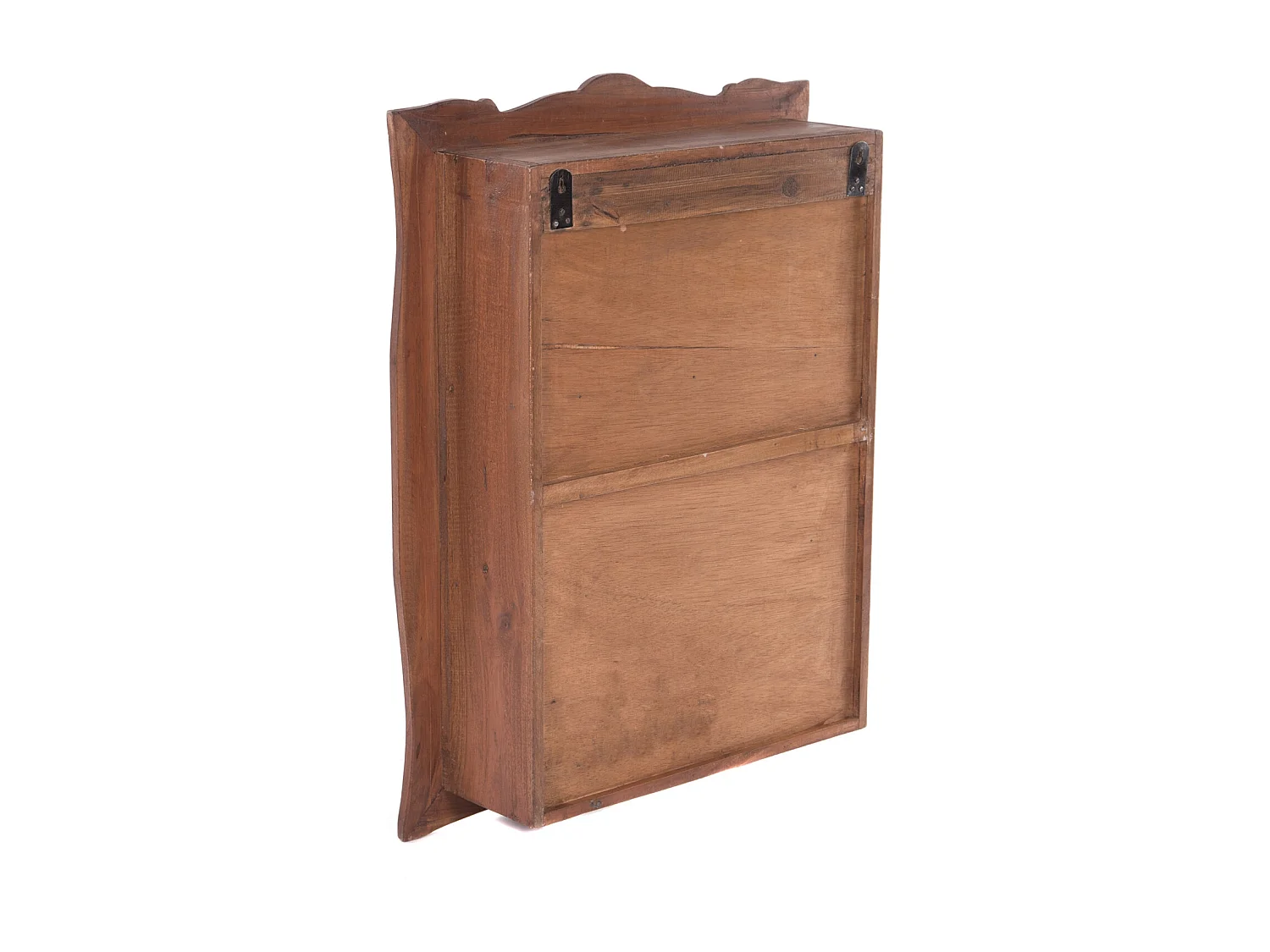 ÉTAGÈRE MURALE Clea 80 Bois de mahogany, 3 niveaux marron foncé