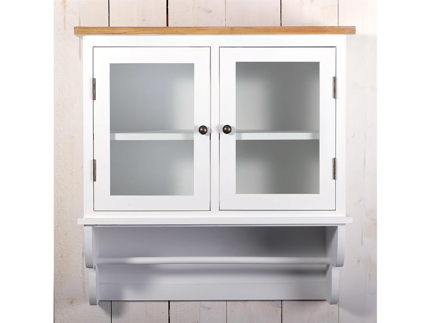WANDSCHRANK IDA mit Glastür weiß