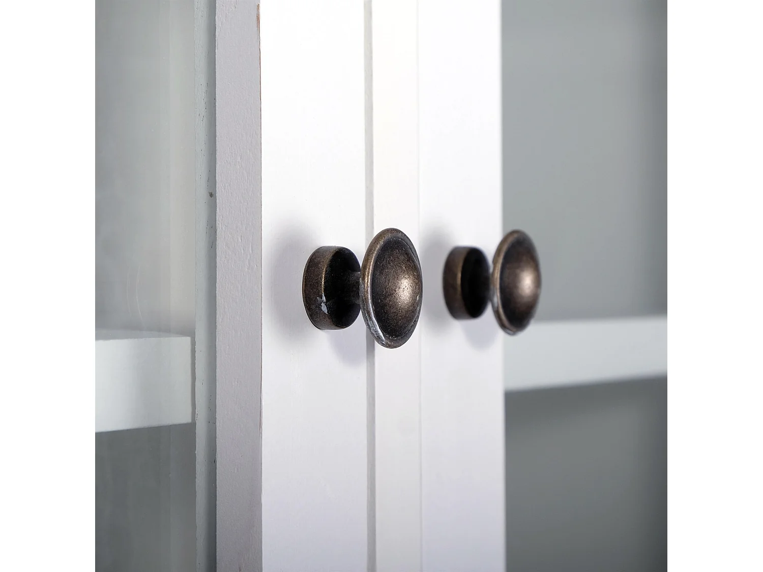 WANDSCHRANK IDA mit Glastür weiß