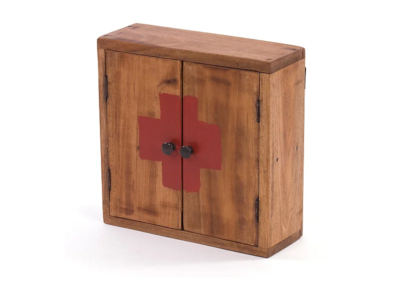 MEDIZINSCHRANK MEDIC 35 Mahagoni Massivholz 08 honigfarben gewachst