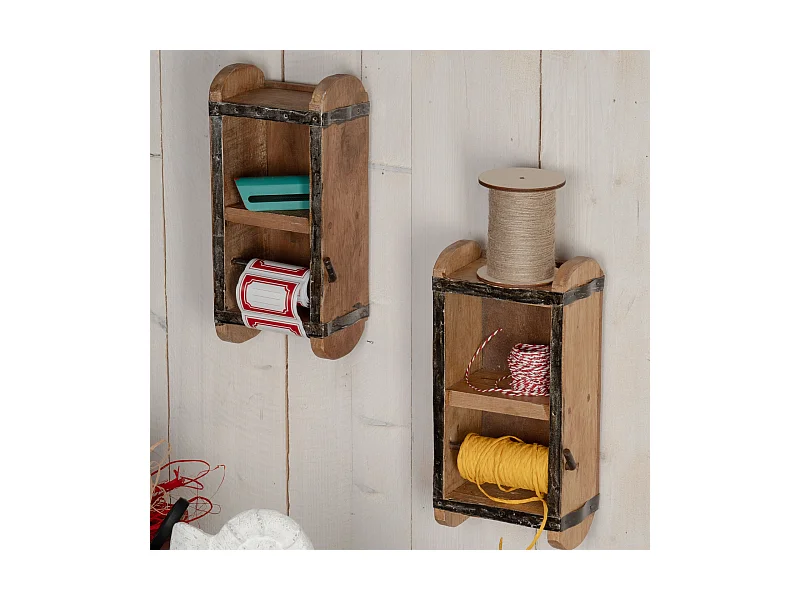 GESCHENKBAND-ORGANIZER DRIFT Massivholz  naturfarben