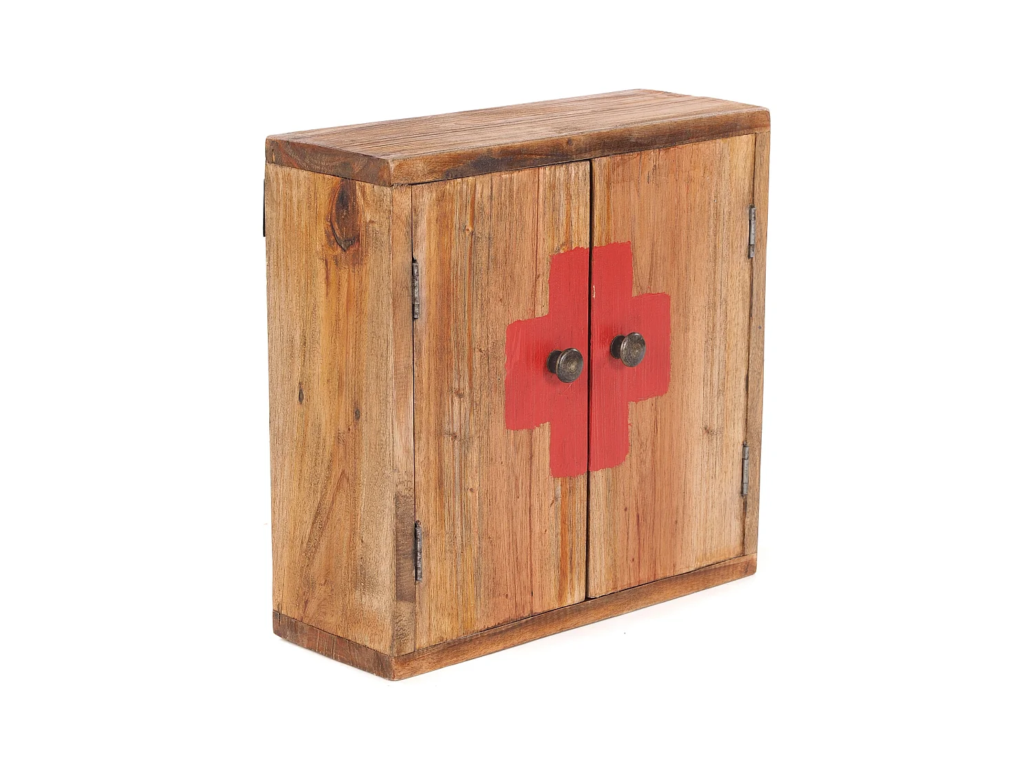 ARMOIRE À PHARMACIE MEDIC 35 Bois massif en acajou 01 natur-vintage