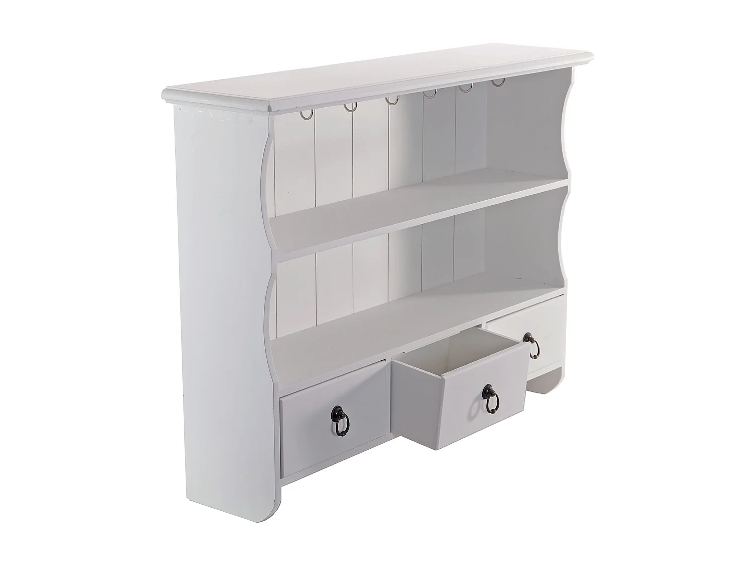 WANDREGAL  FRIEDA mit Schubladen weiß