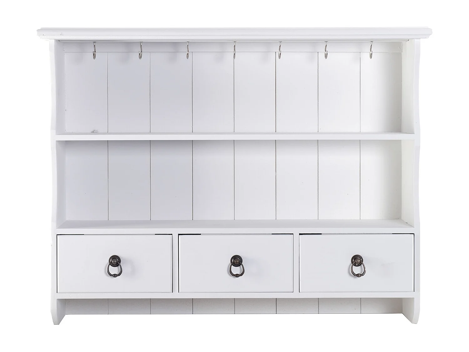 WANDREGAL  FRIEDA mit Schubladen weiß