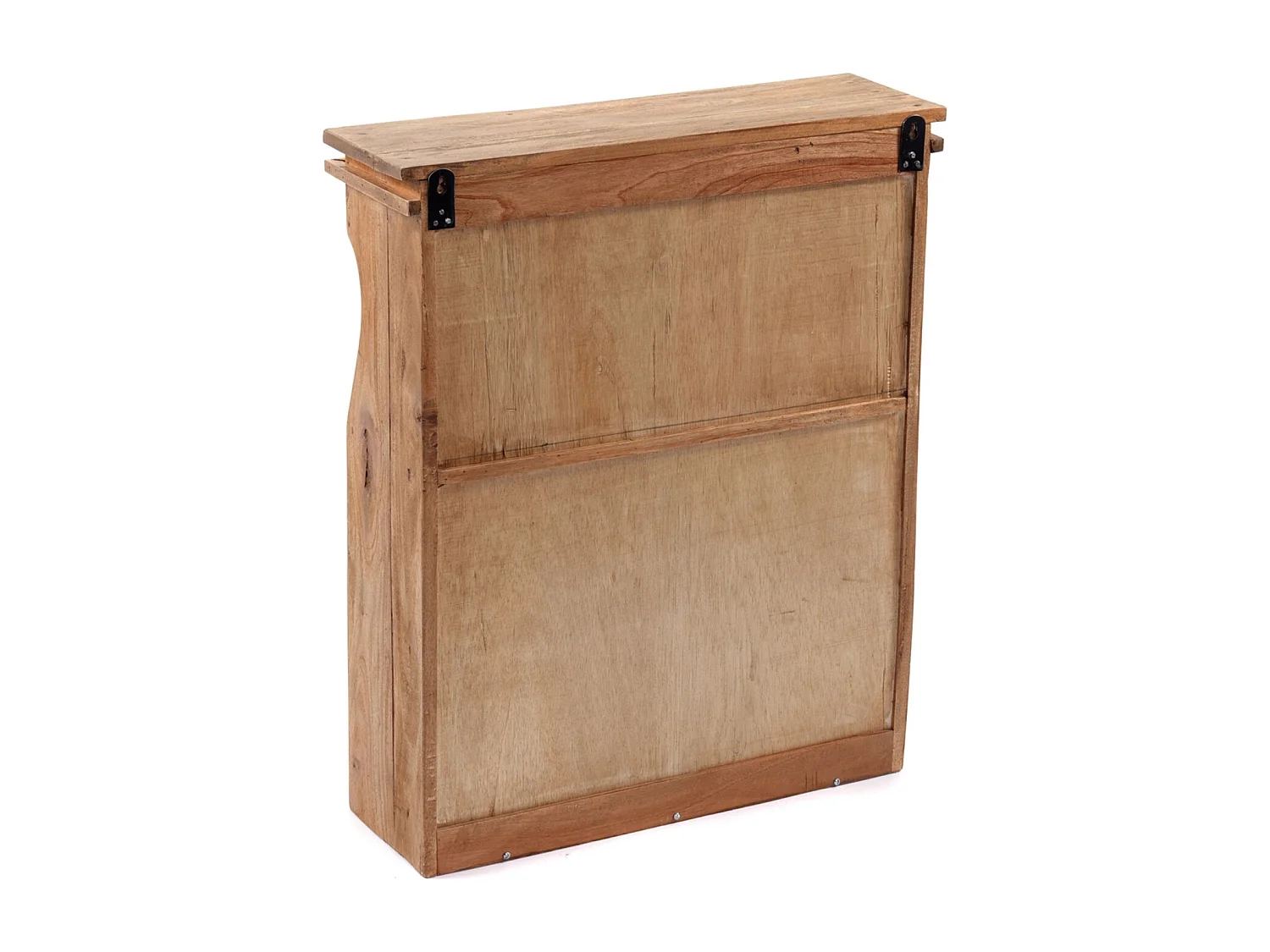 WANDSCHRANK Ribera Mahagoni Holz, mit Glastüren naturfarben