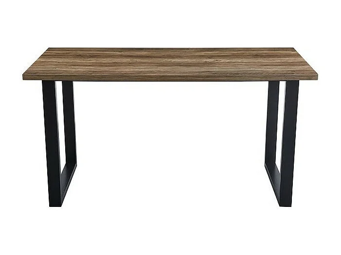 Table à manger haute EDWAR longueur 180cm en décor mango, idéal pour une salle à manger conviviale