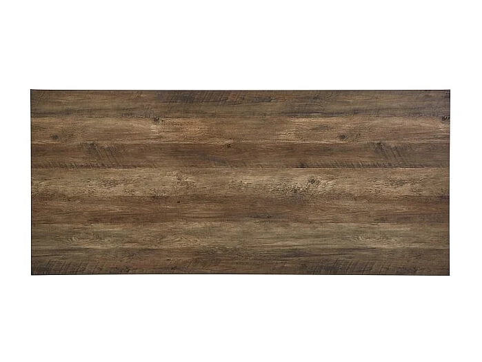 Table à manger haute EDWAR longueur 180cm en décor mango, idéal pour une salle à manger conviviale