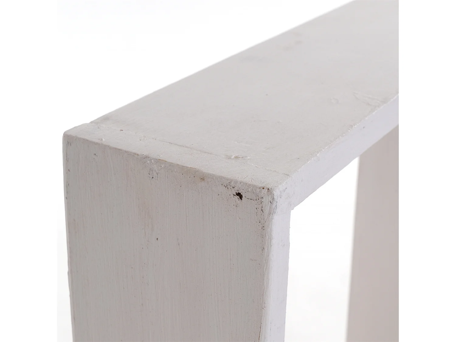 WANDREGAL-SET CUBEN 3-tlg Recyclingholz massiv, 3 Größen 06 weiß-landhaus