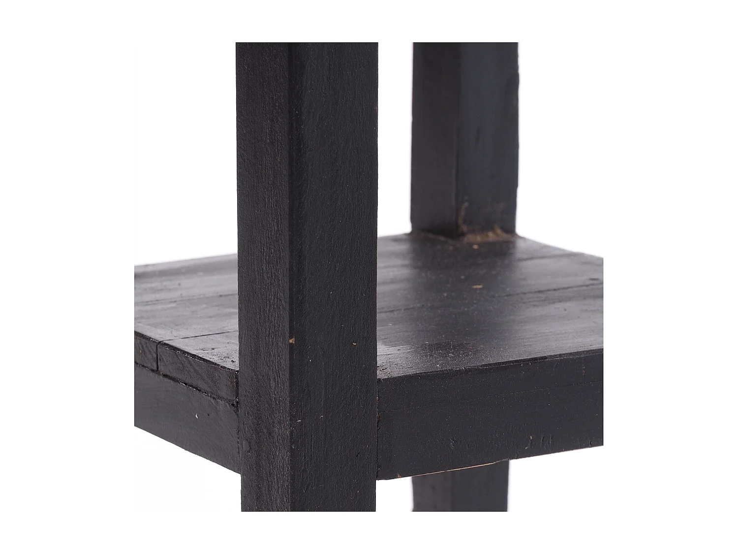 TABLE DE TÉLÉPHONE NAPOLÉON 75 Bois massif en acajou, avec tiroir 04 schwarz-natur