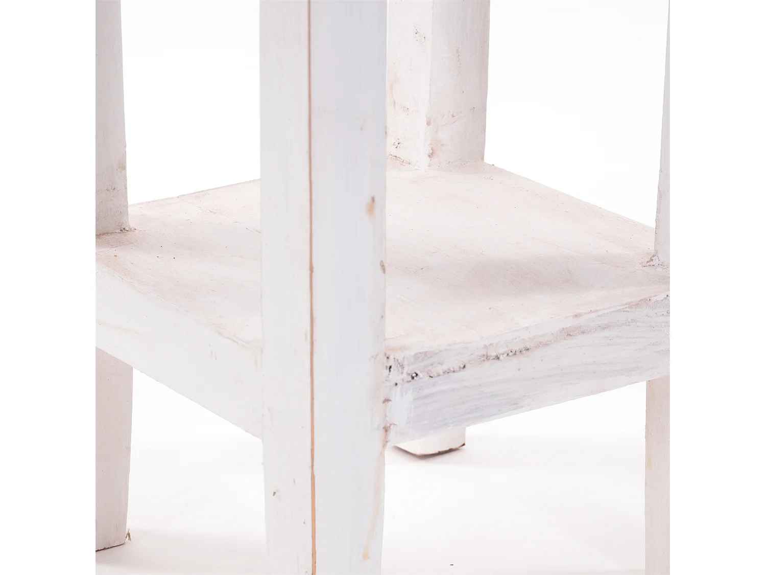 TABLE DE TÉLÉPHONE NAPOLÉON 75 Bois massif en acajou, avec tiroir 06 weiß-landhaus