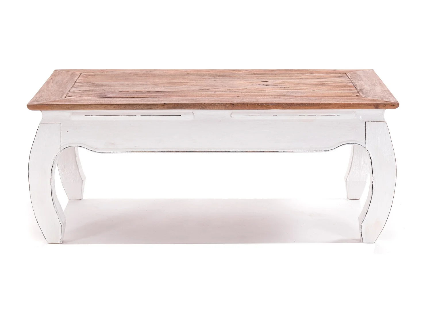 TABLE À OPIUM EST 100 Bois de recyclage massif en acajou 06 weiß-landhaus