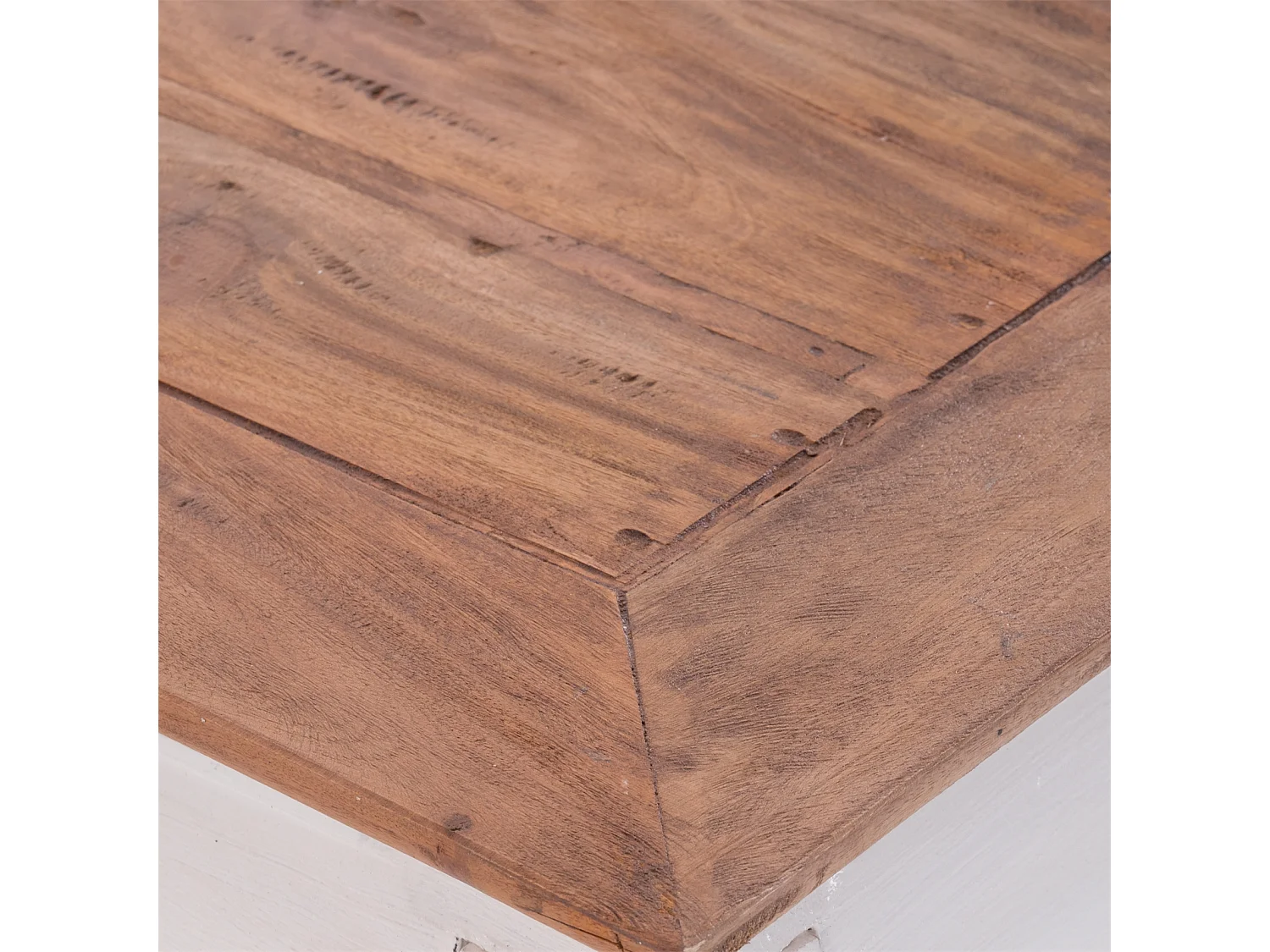 TABLE À OPIUM EST 100 Bois de recyclage massif en acajou 06 weiß-landhaus