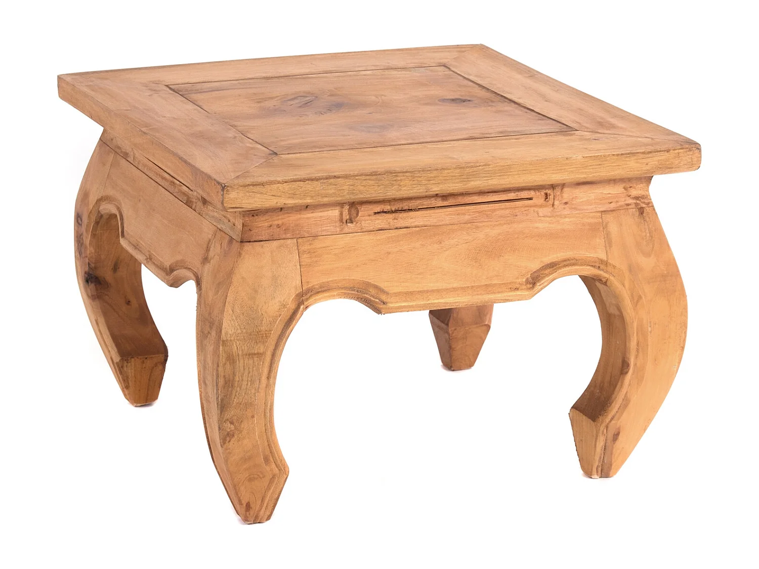 TABLE À OPIUM MAHA 50 Bois massif en acajou 08 honigfarben gewachst