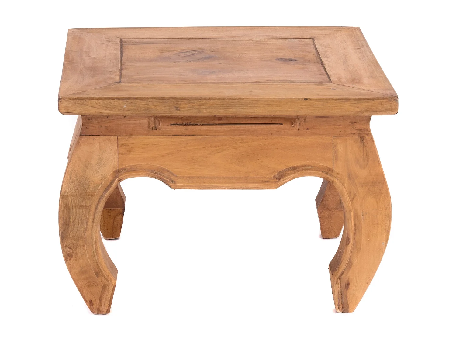 TABLE À OPIUM MAHA 50 Bois massif en acajou 08 honigfarben gewachst