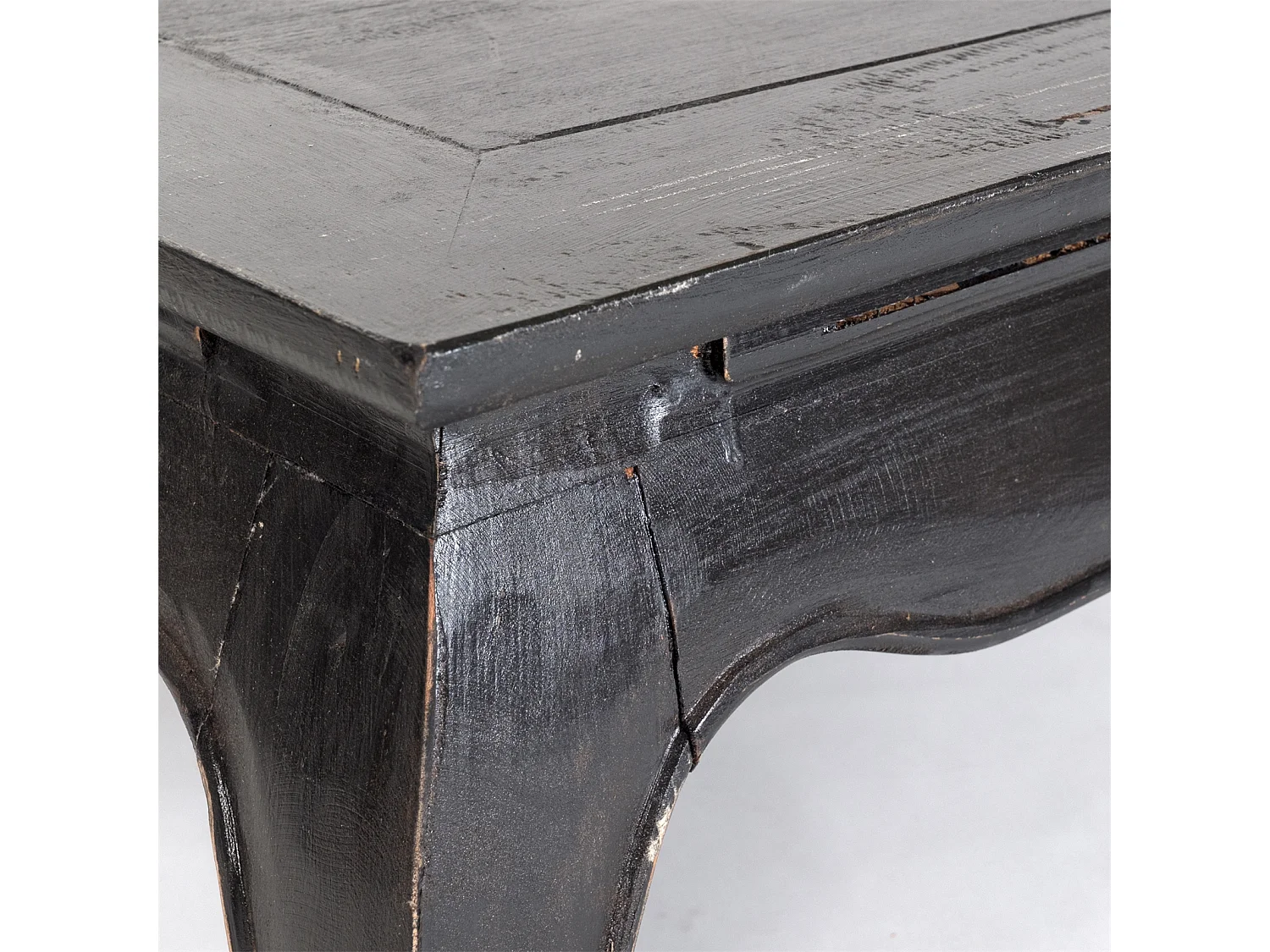 TABLE À OPIUM EST 80 Bois massif en acajou 09 voodoo - schwarz