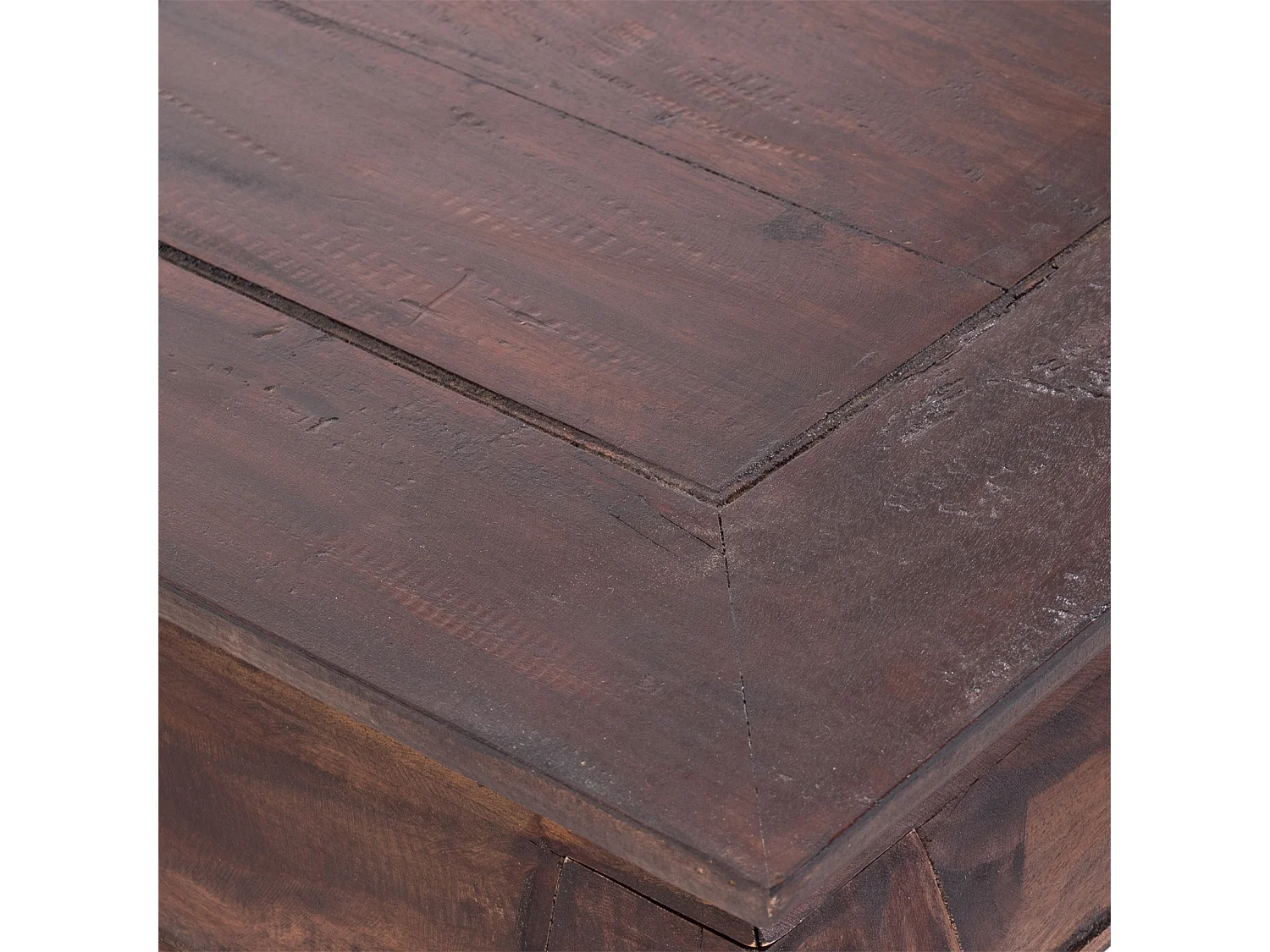 TABLE À OPIUM EST 100 Bois de recyclage massif en acajou 03 dunkelbraun