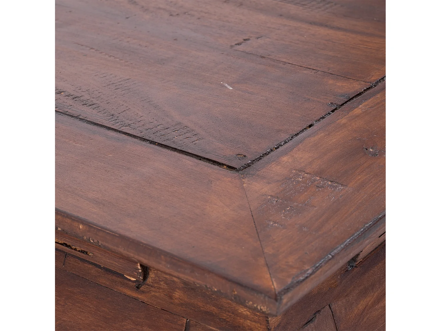 TABLE À OPIUM EST 100 Bois de recyclage massif en acajou 02 hellbraun