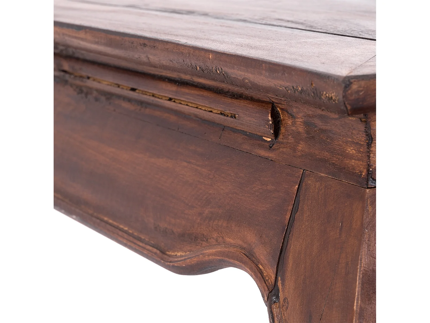 TABLE À OPIUM EST 100 Bois de recyclage massif en acajou 02 hellbraun