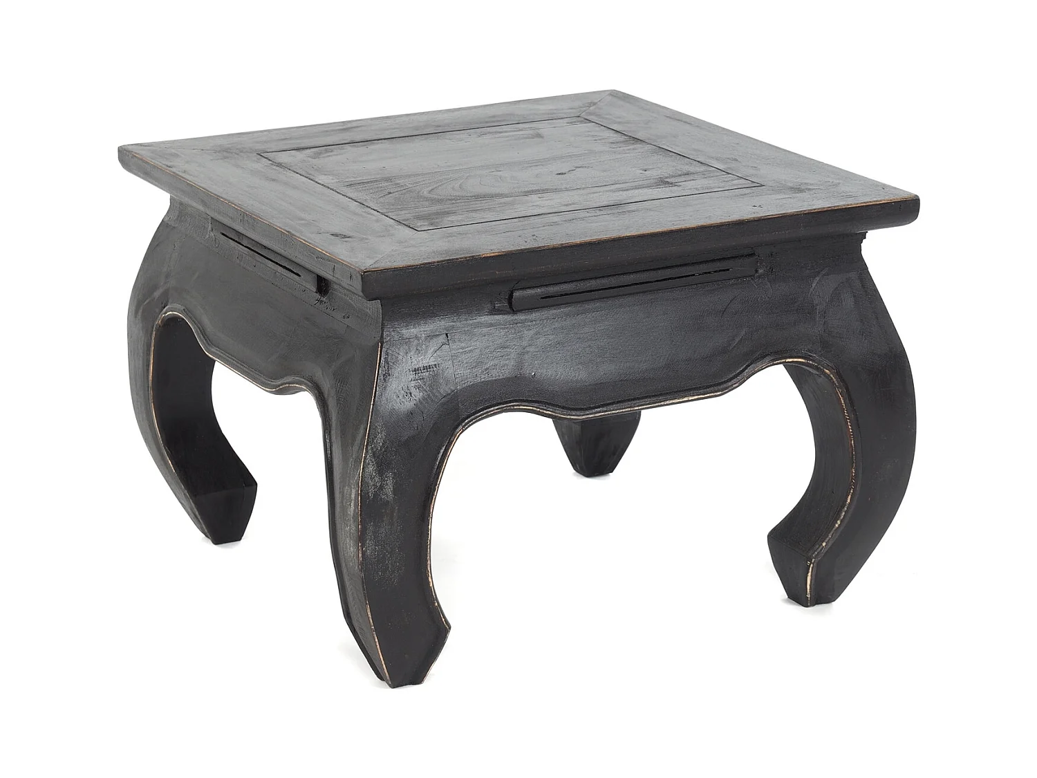 OPIUMTISCH MAHA 50 Mahagoni Massivholz 09 voodoo - schwarz