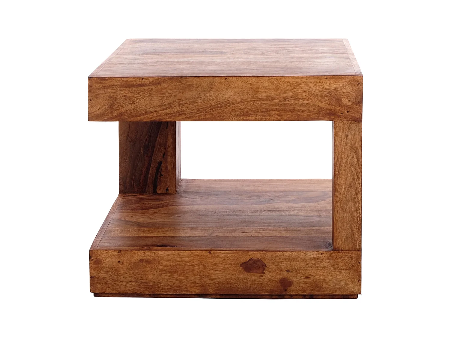 COUCHTISCH TIERRA Sheesham Holz massiv naturfarben