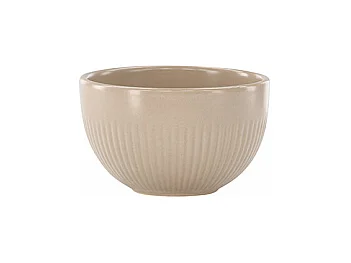 Bougeoir Design en Céramique "Posh" 9cm Beige